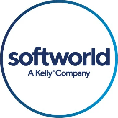 Logo of Softworld, a Kelly Company