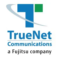 Logo of TrueNet Communications, a Fujitsu Company